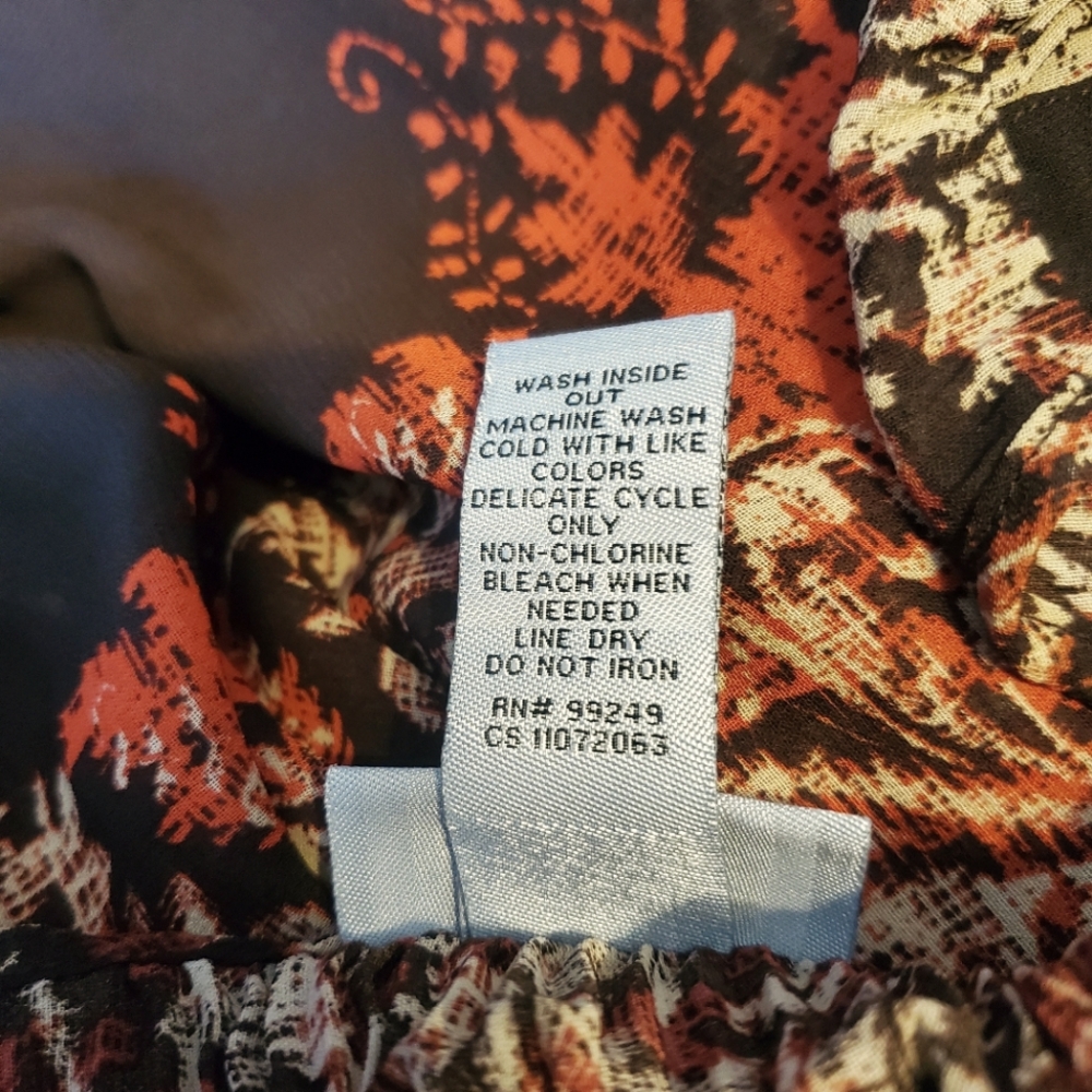 Catherines Boho Paisley Tunic Top 2X  EUC - Picture 8 of 8